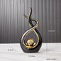 Abstract Ceramic Statue Modern Luxury Living Room Home Decor Accessories Office Decoration Desk Souvenirs Crafts Gifts - Confia
