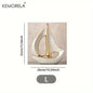 Ceramics Luxury Sailboat Sculpture Post-modern Living Room Ornaments Office Desk Accessories Decorative Boat Figurines Craft - Confia