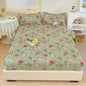 MissDeer Elastic Bed Sheets Sets Double Bed Flower Print Fitted Sheet Without Pillowcases Single Queen King Size Bed Cover - Confia - reusablefoodstoragebags confia
