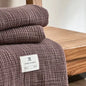 Maillard Cotton Blankets Four Layers Of Gauze Sofa Cover Blanket With Tassel AB Side - Confia - reusablefoodstoragebags confia