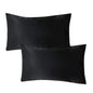 Satin Pillowcase Standard Set Of 2 - Green Silky Pillow Cases For Hair And Skin 20x26 Inches Pillow Covers With Envelope Closure - Confia - reusablefoodstoragebags confia