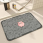 Bath Mats Cute Cat Dog Diatom Ooze Kitchen Accessories Prayer Mat Diatomaceous Earth Mat Non-Slip Super Absorbent Quick Drying Bathroom Mat Natural, Easy to Clean - Confia - reusablefoodstoragebags confia
