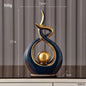 Abstract Ceramic Statue Modern Luxury Living Room Home Decor Accessories Office Decoration Desk Souvenirs Crafts Gifts - Confia