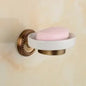 Solid Brass Bathroom Accessories Set with Robe hook, Paper Holder, Towel Bar, Soap Basket, Bathroom Fitting Sets - Confia - reusablefoodstoragebags confia