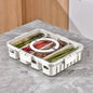 Refrigerator Storage Container with Lid - Multifunctional Serving Veggie Tray - Confia - reusablefoodstoragebags confia