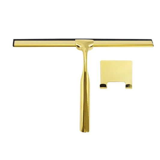 Multi-Purpose Silicon Squeegee a Adhesive Hook, Bathroom Cleaner Tool Household Window Mirror Squeegee, Cleaning Tile Wall, Car, 10 Inch - Confia - reusablefoodstoragebags confia