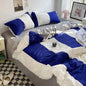 Bed Linen Bed Sheets Set Stripes Dots Duvet Cover Set - Confia - reusablefoodstoragebags confia