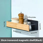 4 Pack Magnetic Spice Storage Rack Organizer for Refrigerator and Oven, Wood Fridge Organizers and Storage - Confia - reusablefoodstoragebags confia