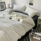 Bed Linen Bed Sheets Set Stripes Dots Duvet Cover Set - Confia - reusablefoodstoragebags confia
