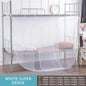 Mosquito Net Canopy White Four Corner Post Portable Square Prevent Insect Control Mosquito Net Bedroom Sleeping Mosquito Net - Confia - reusablefoodstoragebags confia
