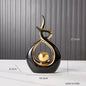 Abstract Ceramic Statue Modern Luxury Living Room Home Decor Accessories Office Decoration Desk Souvenirs Crafts Gifts - Confia