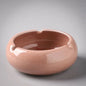 Ceramic Ashtray Handmade Ice Crack Decorative Modern Hotel Ash Tray Living Room Desktop Simple Ashtrays Home Decoration - Confia