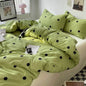 Bed Linen Bed Sheets Set Stripes Dots Duvet Cover Set - Confia - reusablefoodstoragebags confia