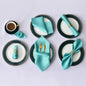 12Pcs 30*30cm Square Satin Table Napkin | Hotel Serving Table Napkins | Washable Handkerchief | Wedding Birthday Banquet Decoration - Confia - reusablefoodstoragebags confia