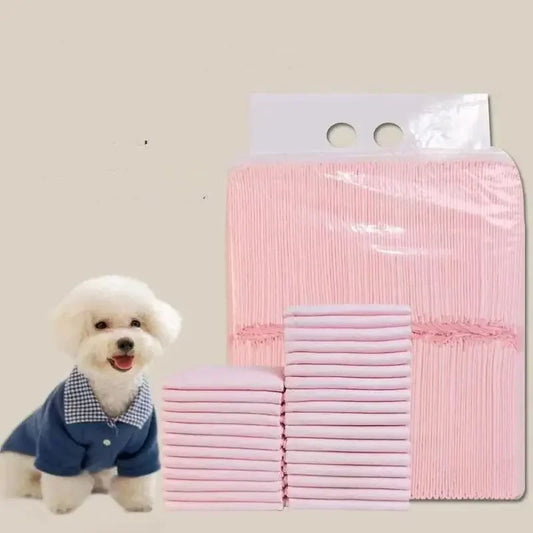 100/50/40/20PCS Absorbent Dogs Diapers Disposable Puppy Training Pee Pads Quick Dry Surface Mat Clean Cushion Dog Supplies - Confia - reusablefoodstoragebags confia
