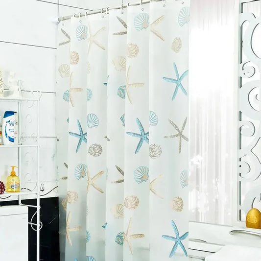 180*200CM Bathroom Shower Curtain Waterproof and Anti-Mold Home Bathroom Curtain with 12 Hooks - Confia - reusablefoodstoragebags confia