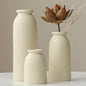 Ceramic Vase,Small Vases for Decor, Set 3 Modern Boho Vases for Flower Pampas, Fit for Living Room Desk Shelf Decor - Confia