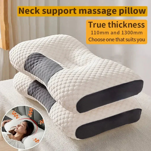 Neck Pillow Help Sleep And Protect The Neck Cervical Orthopedic Cool Gel Memory Foam Orthopedic Neck Support Pillow for Sleeping, Neck & Shoulder Pain - Confia - reusablefoodstoragebags confia