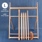 Large Wooden Weaving Loom Kit Frame Loom Learn To Weave Earthy Beginner Tapestry Kit Wall Decor With Loom and Tools - Confia