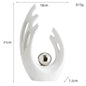 Abstract Ceramic Statue Modern Luxury Living Room Home Decor Accessories Office Decoration Desk Souvenirs Crafts Gifts - Confia