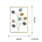 Metal Leaf Iron Wall Hanging Decor Palm Maple Leaves Plant Ginkgo Nordic Wall Pendant Mural Living Room Bedroom Home Decoration - Confia