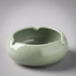 Ceramic Ashtray Handmade Ice Crack Decorative Modern Hotel Ash Tray Living Room Desktop Simple Ashtrays Home Decoration - Confia