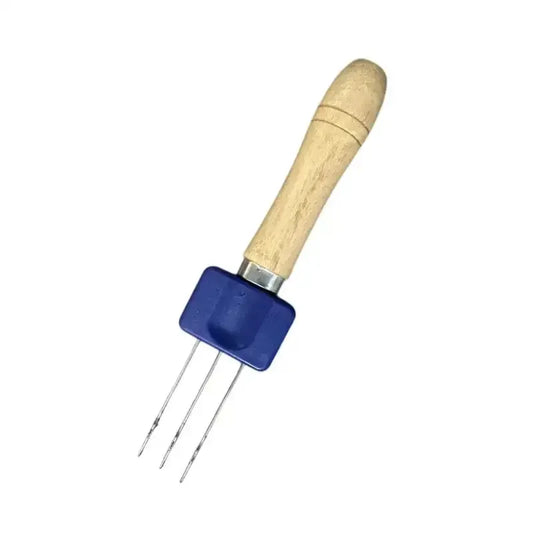 Latch Hook Tool Portable Cord Knitting Hook 3 Latch Needle Crocheting Tool for Binding-Off or Edging Knitting Project Supplies - Confia
