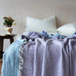 Maillard Cotton Blankets Four Layers Of Gauze Sofa Cover Blanket With Tassel AB Side - Confia - reusablefoodstoragebags confia