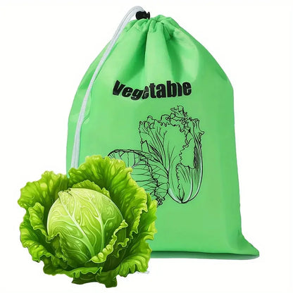 3 fresh protective drawstring storage bags, reusable, suitable for organizing kitchens, offices, and bedrooms Confia