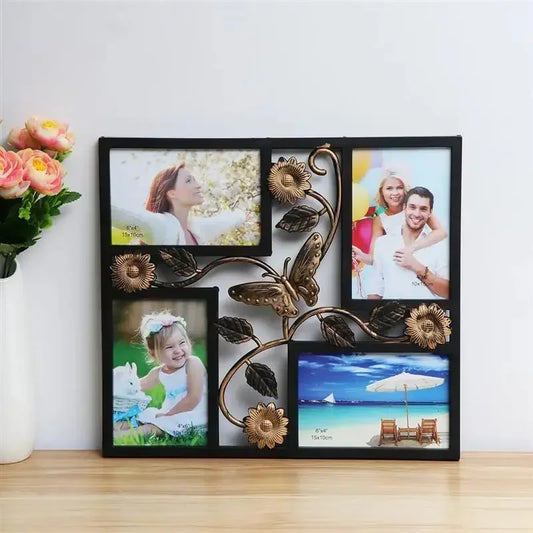 4 Wall Decor Photo Frame Opening Picture Frames Collage Display Pictures u Photo Collage Frame Picture Frame Collage - Confia