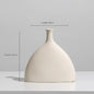 Modern Simple Ceramic Art Vase Dried Flowers Flower Arrangement Ornaments Living Room TV Cabinet Bedroom Desktop Home Decoration - Confia
