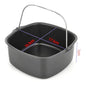 Non-stick Cake Baking Tray Basket Air Fryer for Baking Dish Pan Cake Baking Pan Roasting Basket Bakeware Air Fryer - Confia