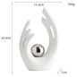 Abstract Ceramic Statue Modern Luxury Living Room Home Decor Accessories Office Decoration Desk Souvenirs Crafts Gifts - Confia