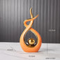 Abstract Ceramic Statue Modern Luxury Living Room Home Decor Accessories Office Decoration Desk Souvenirs Crafts Gifts - Confia