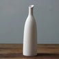 Plain Ceramic Vase Arrangement Creative and Minimalist Nordic Ins Style Decoration Pottery Props for Home Photography Plain Vase - Confia