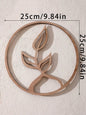 Natural Wooden Wall Hanging Wall Art Decor - Elements Design (Fire, Water, Earth, Air) Wood Hanging Wall Decor Boho Wall Accent - Confia