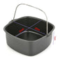 Non-stick Cake Baking Tray Basket Air Fryer for Baking Dish Pan Cake Baking Pan Roasting Basket Bakeware Air Fryer - Confia