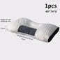 Neck Pillow Help Sleep And Protect The Neck Cervical Orthopedic Cool Gel Memory Foam Orthopedic Neck Support Pillow for Sleeping, Neck & Shoulder Pain - Confia - reusablefoodstoragebags confia