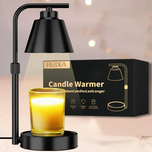 Candle Warmer Lamp with Timer- Dimmable Electric Melt wax warmer | candle warmer lamp | for Home Decor and Gifts for Mom - Confia - reusablefoodstoragebags confia