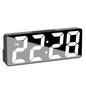Latest Digital Clock LED Alarm Clock Bedroom Electronic Desktop Clock With Temperature Display Adjustable Brightness 12/24 Hours - Confia