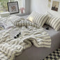 Bed Linen Bed Sheets Set Stripes Dots Duvet Cover Set - Confia - reusablefoodstoragebags confia