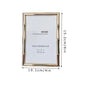 Golden Metal Photo Frame Stand Photo Frame Desktop Pendulum Decorative Frame Wall Decoration room photo decoration frame - Confia