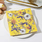 Flower Paper Napkins | Table Decorations | Art Decoupage Napkin | Disposable Birthday Party Serviettes - Confia - reusablefoodstoragebags confia