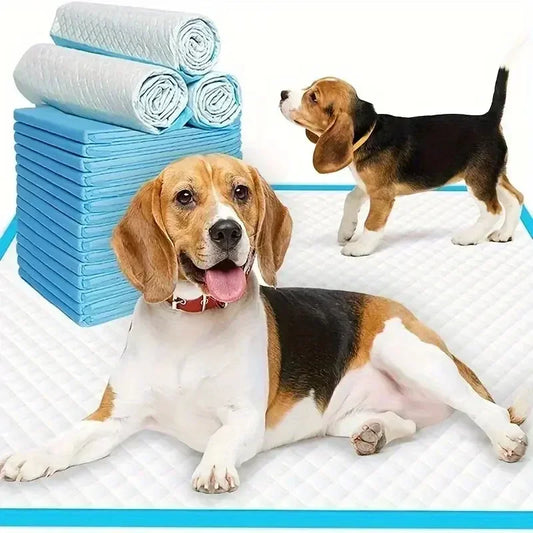 Pet Pee Pads for Outdoor Use, Carrying 20/50/40/100 Pieces of Disposable Absorbent and Deodorizing Pet Diapers for Dog Training - Confia - reusablefoodstoragebags confia