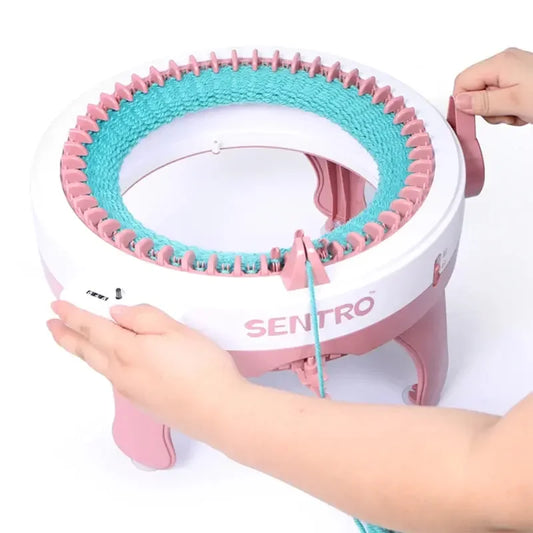 Manual Automatic Knitting Machine DIY Wool Crochet Scarf Sweater Adult Children Hats Socks Artifact Knitting Tools 22/40/48 Need - Confia