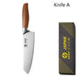 Professional Chef Knives Japanese Kitchen Knife Meat Fish Slicing Vegetable Cutter Butcher Cleaver Sashimi Cooking Utility Knife - Confia