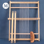 Large Wooden Weaving Loom Kit Frame Loom Learn To Weave Earthy Beginner Tapestry Kit Wall Decor With Loom and Tools - Confia