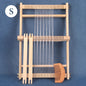 Large Wooden Weaving Loom Kit Frame Loom Learn To Weave Earthy Beginner Tapestry Kit Wall Decor With Loom and Tools - Confia