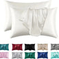 1pc Boost Beauty Sleep Silky Satin Pillowcases: Cooling, Hair and Skin-Friendly, Easy-Care - Confia - reusablefoodstoragebags confia