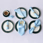 12Pcs 30*30cm Square Satin Table Napkin | Hotel Serving Table Napkins | Washable Handkerchief | Wedding Birthday Banquet Decoration - Confia - reusablefoodstoragebags confia